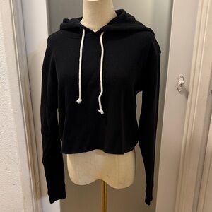 Wild Fable Black Cropped Hoodie